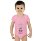 Infant Bodysuit – "Eat Nap Repeat" Cute Baby Onesie, Newborn Gift